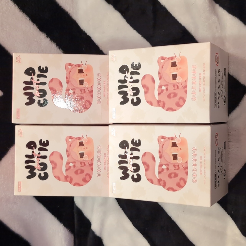 Set of Four - Pop Mart Crybaby Wild But Cutie